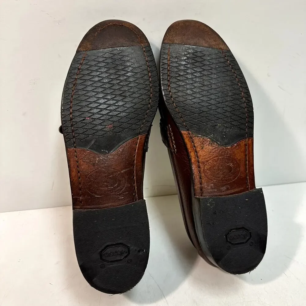 NEW HEELS Rancourt & Co. x H. S. Trask Buckle Loafer Brown Made in USA 9 D